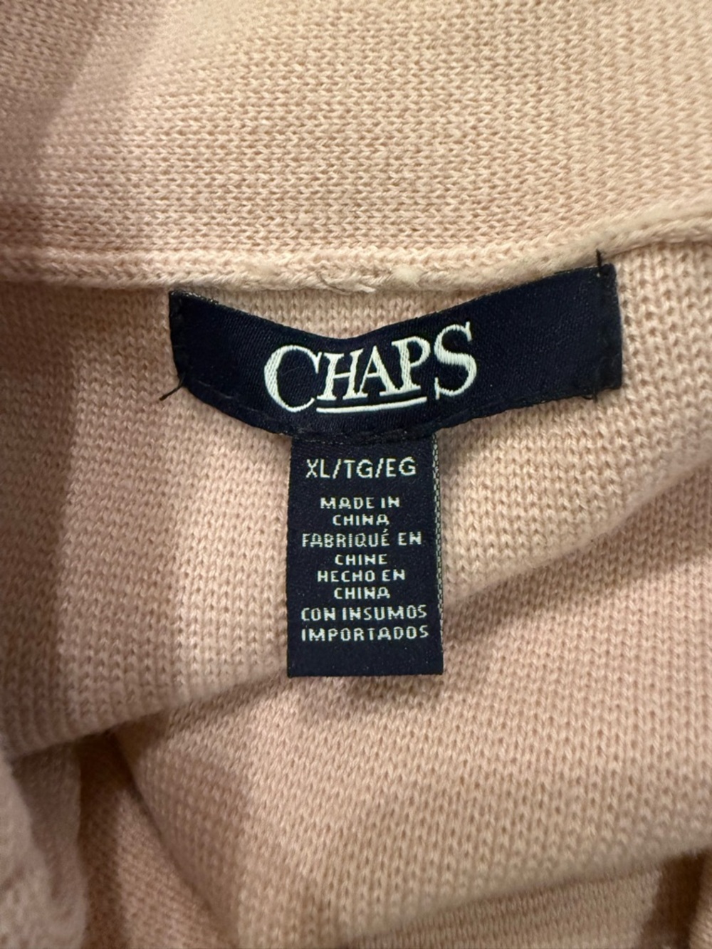 Chaps Light Pink Single-Breasted Cotton Tailored Blazer - Picture 8 of 9